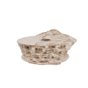 NATURAL SNOW FLOCKED NET/1.5"