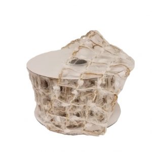NATURAL SNOW FLOCKED NET/2.5"