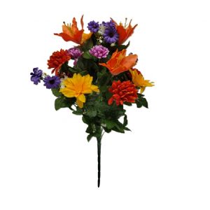 FALL MIX MUM DALHIA LILY BUSH