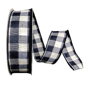 NAVY/WHITE BUFFALO PLAID/50YDS