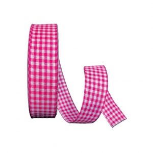 FUCHSIA-WHITE GINGHAM / 50YD