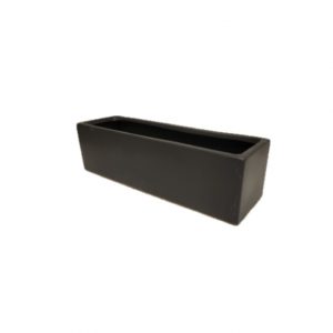 BLACK RECTANGULAR CONTAINER / 14"