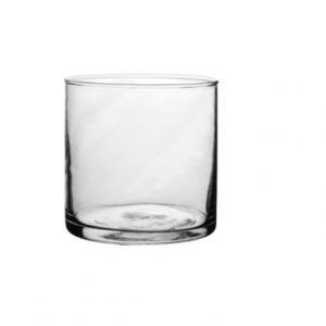 CYLINDER VASE/4x4"  CASE X 12