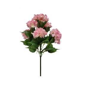 PINK HYDRANGEA BUSH x 7 Stems