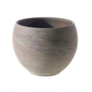 GRAY ASTRID POT / 7.75"