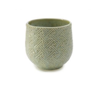 GREEN KABASA POT / 4.75"