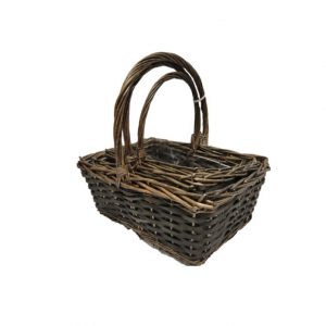 WILLOW RECTANGLE BASKET / Set x 3  units