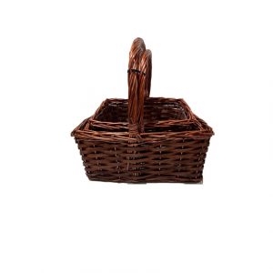 WILLOW RECTANGLE BASKET / Set x 3 units