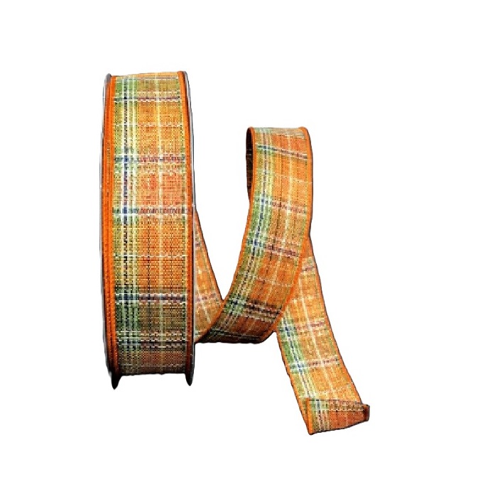 FALL METALLIC PLAID/1.5"