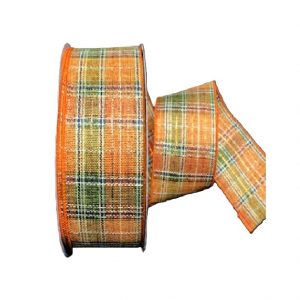 FALL METALLIC PLAID/2.5"