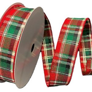 COZY CHRISTMAS PLAID/2.5"
