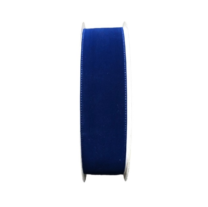 COBALT BLUE VELVET/1.5"