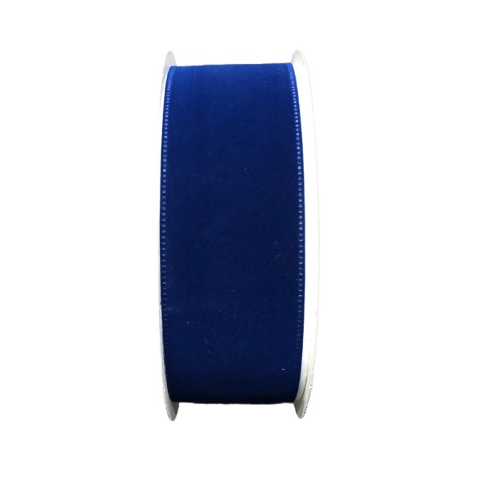 COBALT BLUE VELVET/2.5"