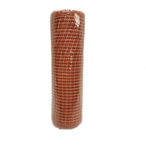 RED/TAN PAPER MESH / 10"