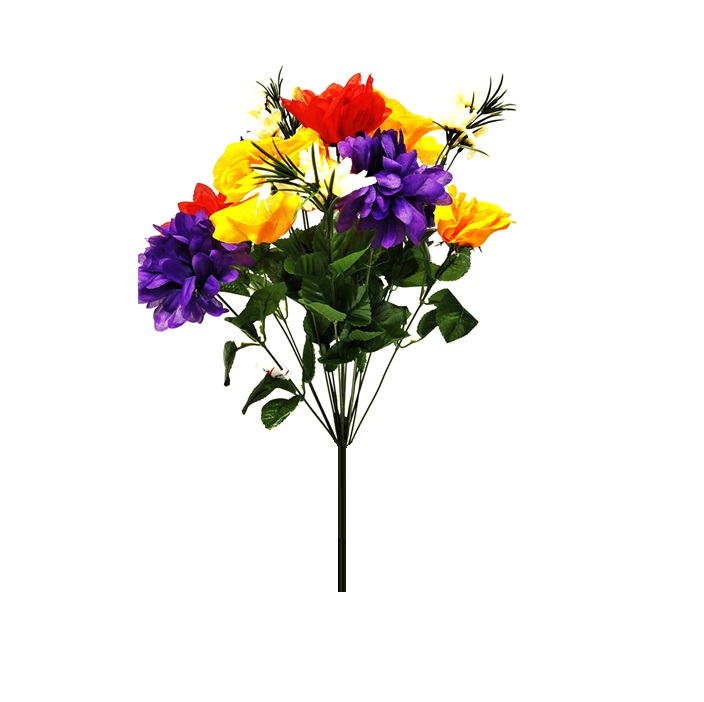 MULTI FALL DAHLIA/MUM/ROSE BUSH x 18 Stems