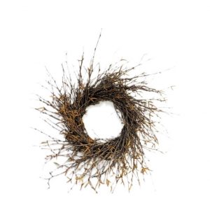 TWIG WISPY WREATH / 16"