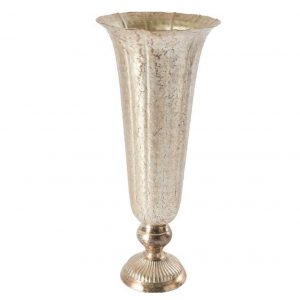 CHAMPAGNE LITA VASE/ 8"x16.75"