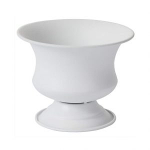 WHITE SIDNEY URN/6.25"