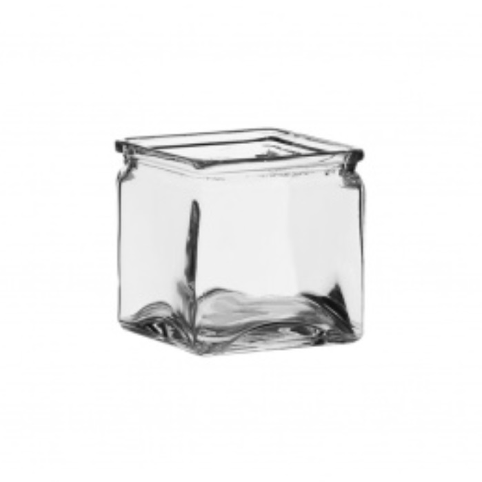 CLEAR CUBE W/LIP/4"  CASE x 12