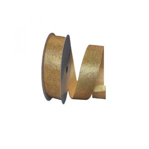 GOLD GLITTERED SATIN/1.5"