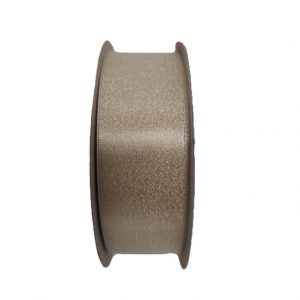 WHITE/GOLD PURL SATIN RIBBON/1.5"