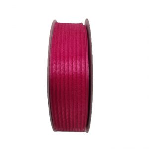 FUCHSIA SHEER STRIPE RIBBON/1.5"