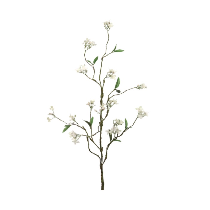 WHITE WILD FLOWER SPRAY/41"