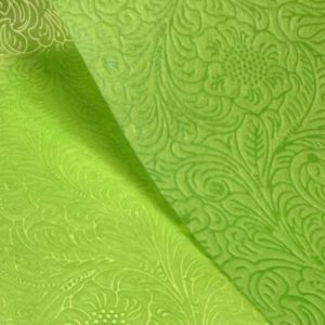 LIME FLOWER WRAP EMBOSSED FLOWER