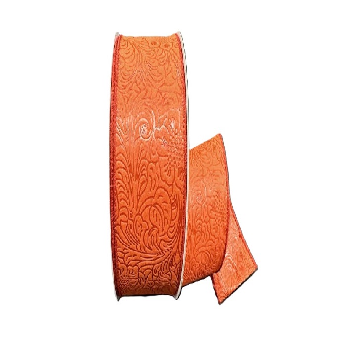 RUST FLOWER EMBOSSED/1.5"