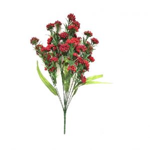 RED THISTLE BALL BUSH x 12 Stems /20"
