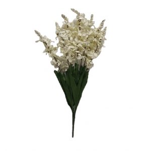 WINTER WHITE SEEDED STOCK BUSH x 7 Stems / 25"