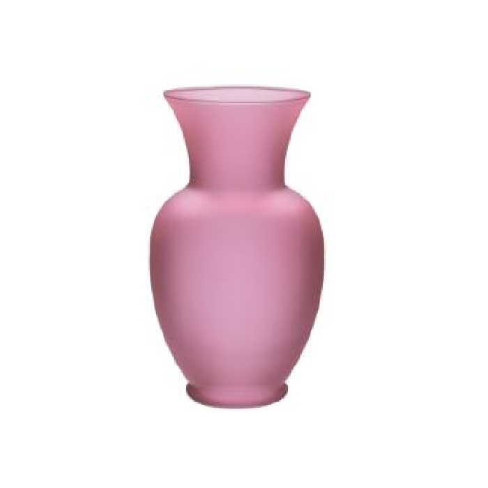 SPRING GARDEN VASE/MATTE BLUSH ROSE 8 3/4"